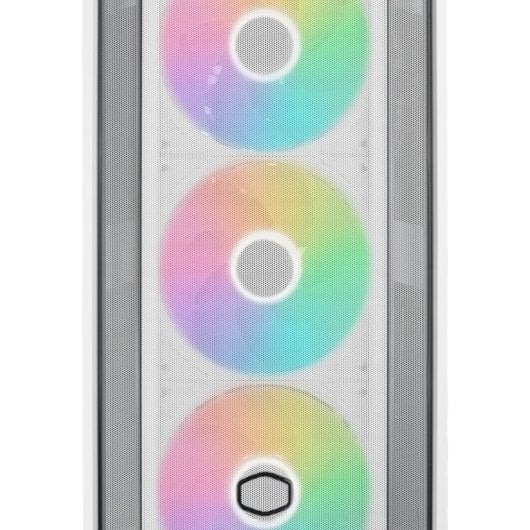 Cooler Master MasterBox 600 RGB Full Tower Cristal Templado USB-C Blanca