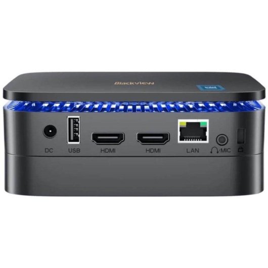 Mini PC Blackview MP60 Intel Celeron N5095 16GB 512GB SSD UHD Graphics Windows 11 Pro Nero