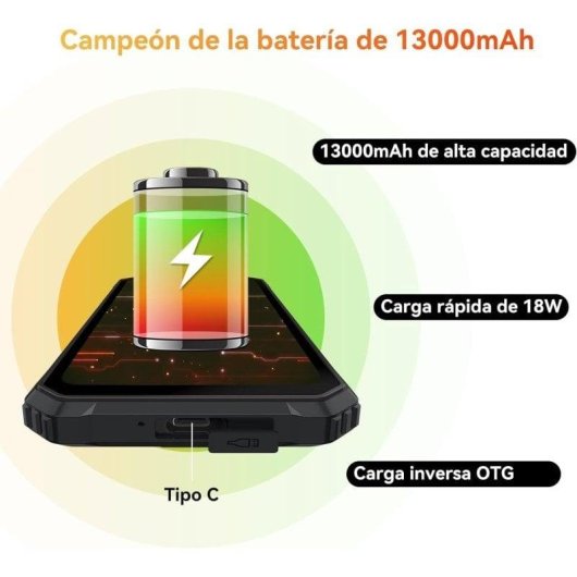 Blackview BV6200 4G 4GB 64GB 6.56" Schwarz