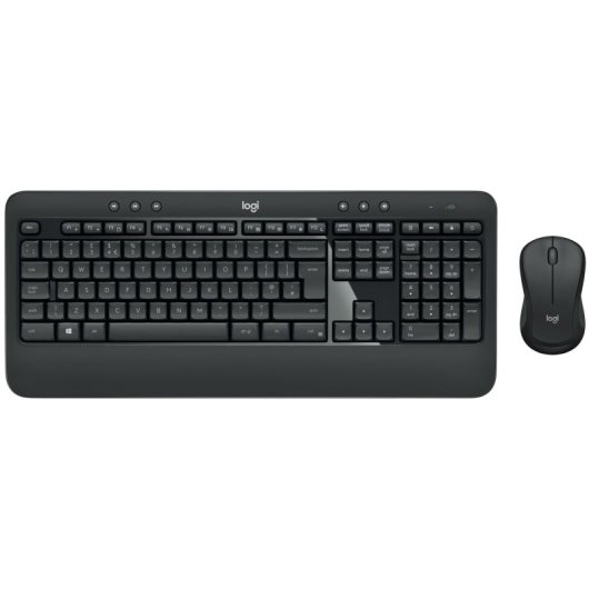 Logitech Advanced MK540 Tastatur Maus enthalten USB QWERTZ Deutsch Schwarz, Weiß