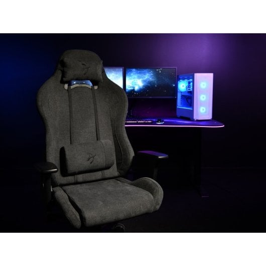 Arozzi Torretta Soft Fabric Silla Gaming Ergonómica Gris Oscuro