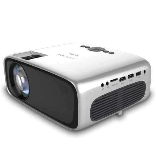 Philips NeoPix Ultra One Proyector de Corto Alcance LCD LED FullHD 1080p Plata + Trípode 84"