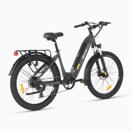 Dyu C1 Bicicleta Eléctrica 26" Motor 250W Batería 36v10Ah Alcance 60Km con Frenos de Disco Azul/Gris