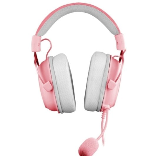 Redragon ZEUS X Ausculltadores Gaming RGB Virtual 7.1 USB Microfone Rosa