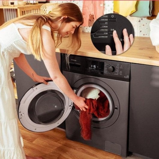 Cecotec Bolero Dresscode 8410 Inverter Steel Lavadora Carga Frontal 8Kg A Acero Inoxidable