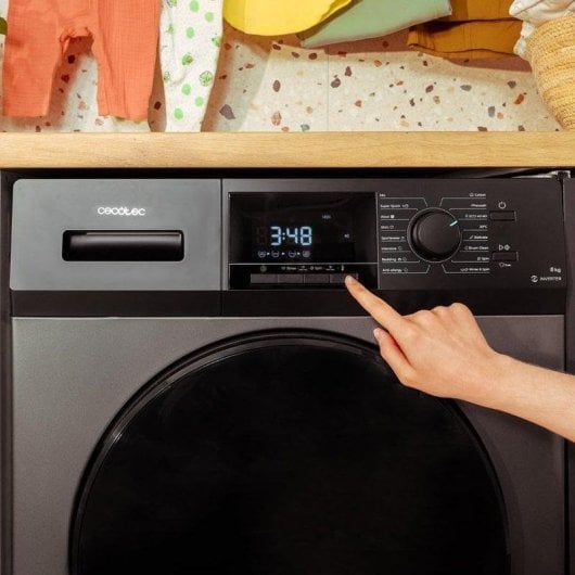 Cecotec Bolero Dresscode 8410 Inverter Steel Lavadora Carga Frontal 8Kg A Acero Inoxidable