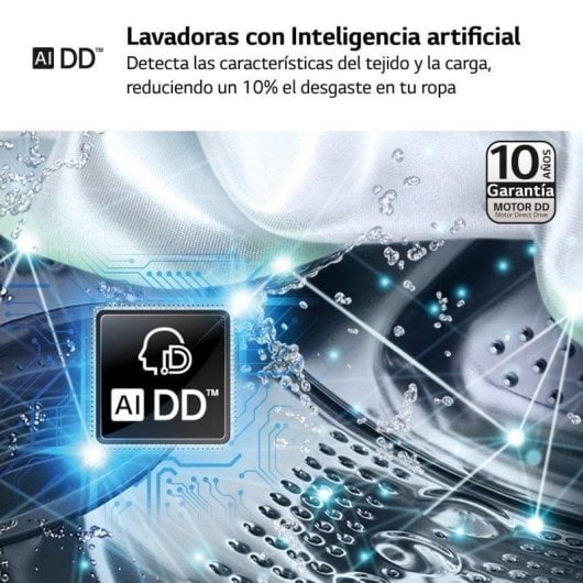 LG F4WR5011A6F Lavadora de Carga Frontal 11Kg A Blanca