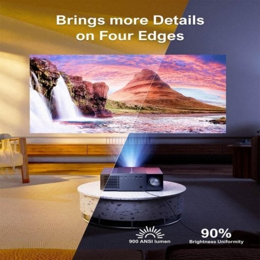 Projetor Ultimea Apollo P60 FullHD 900 Lúmenes 120" LED LCD Smart Bluetooth Portátil