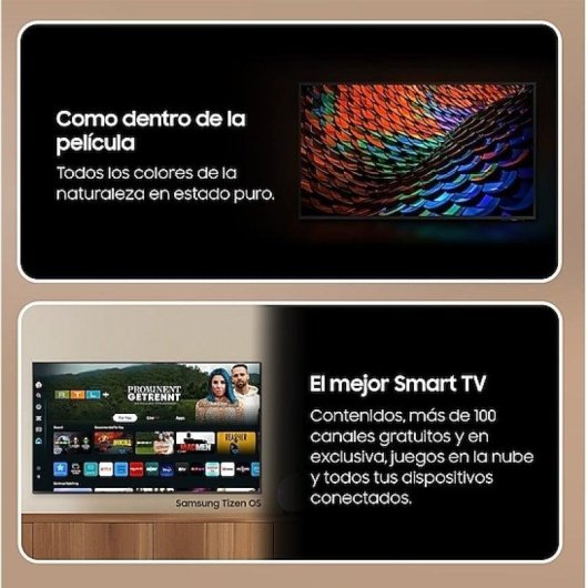 TV Samsung LED TU43DU7105K 43" 4K UltraHD 50Hz Smart TV Tizen HDR10+ Q-Symphony