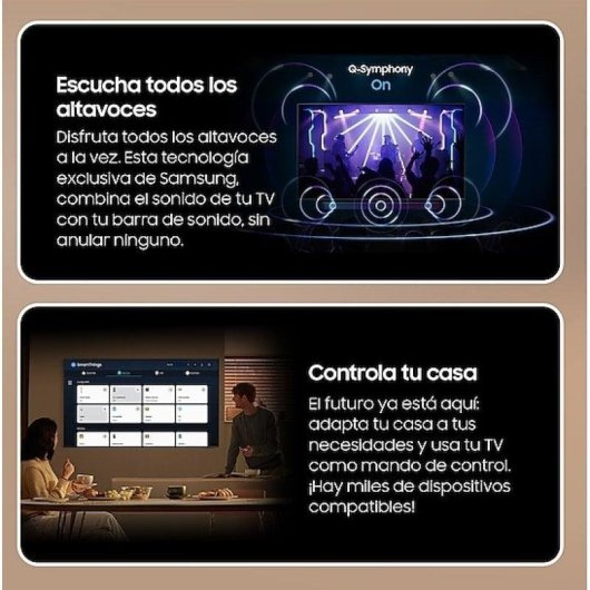 TV Samsung LED TU43DU7105K 43" 4K UltraHD 50Hz Smart TV Tizen HDR10+ Q-Symphony