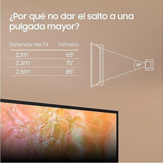 TV Samsung LED TU43DU7105K 43" 4K UltraHD 50Hz Smart TV Tizen HDR10+ Q-Symphony