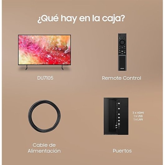 Samsung TU50DU7105K 127 cm (50") 4K Ultra HD Smart-TV WLAN Schwarz