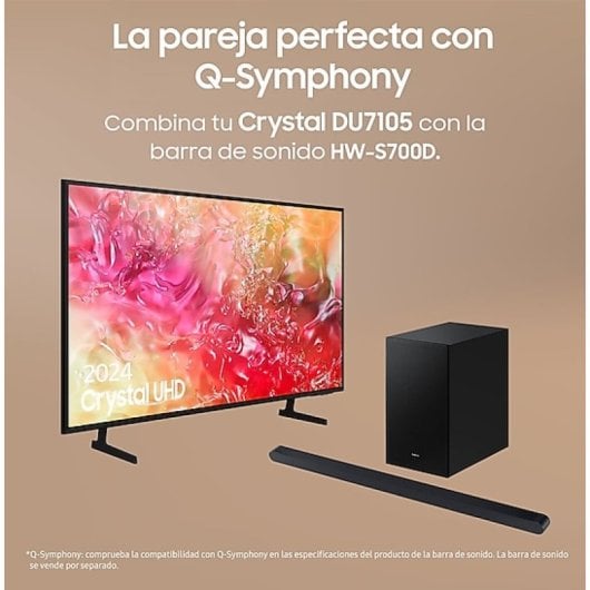 Samsung TU55DU7105K 139,7 cm (55") 4K Ultra HD Wifi Noir