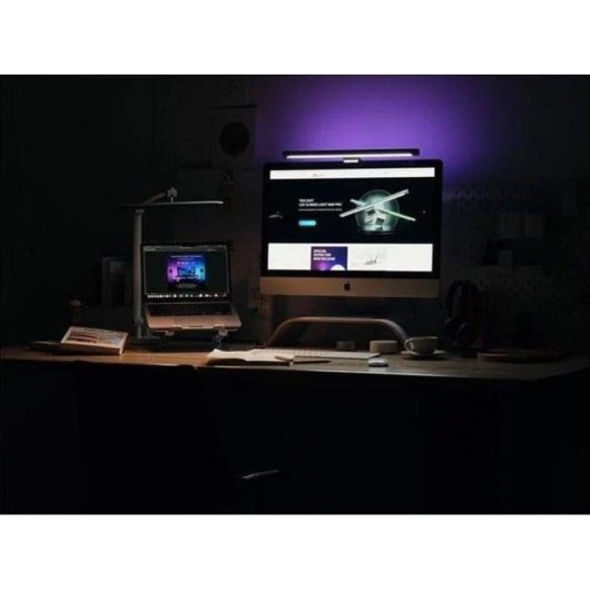 Barra de luz LED Yeelight Pro para ecrã cinzento