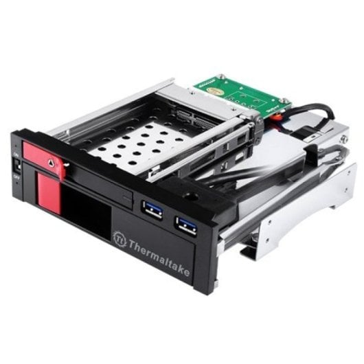 Thermaltake ST0026Z 2,5"/3,5" Laufwerksschachtblende Schwarz/Rot