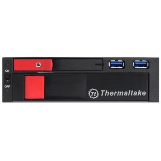 Thermaltake ST0026Z 2,5"/3,5" Laufwerksschachtblende Schwarz/Rot