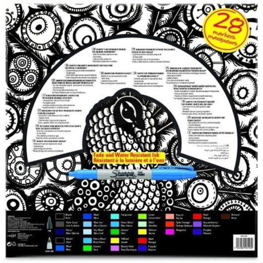 Set di pennarelli indelebili Sharpie - 28 colori pavone
