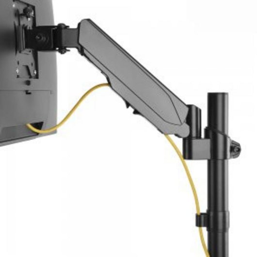 Maclean Mc-775 Soporte de Escritorio para Monitor 32" VESA 100x100 Max 8Kg Gris