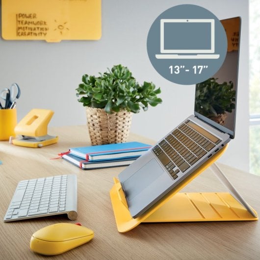 Notebook-Ständer Leitz Ergo Cosy Gelb 33-43,2 cm