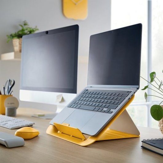 Leitz Ergo Cosy support pour ordinateur portable jaune 43,2 cm (17")