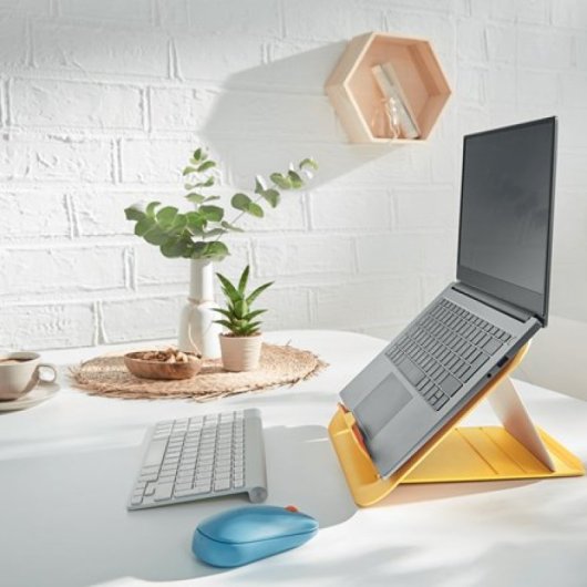 Leitz Ergo Cosy support pour ordinateur portable jaune 43,2 cm (17")
