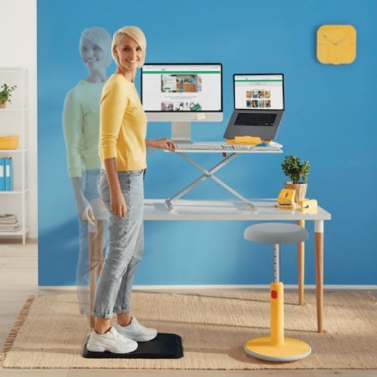Leitz Ergo Cosy support pour ordinateur portable jaune 43,2 cm (17")