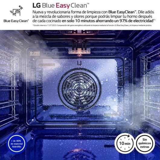 LG Instaview WSED7612S Horno Multifunción Pirolítico 76L A+ Acero Inoxidable