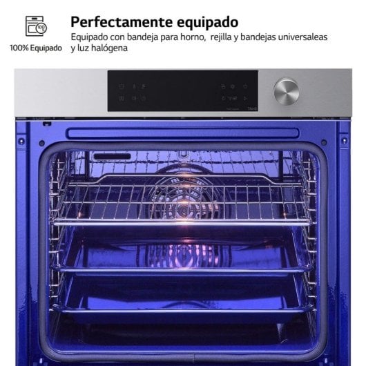 LG Instaview WSED7612S Horno Multifunción Pirolítico 76L A+ Acero Inoxidable