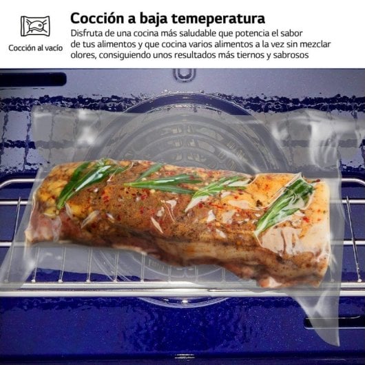 LG Instaview WSED7612S Horno Multifunción Pirolítico 76L A+ Acero Inoxidable