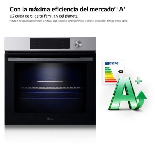 LG Instaview WSED7612S Horno Multifunción Pirolítico 76L A+ Acero Inoxidable