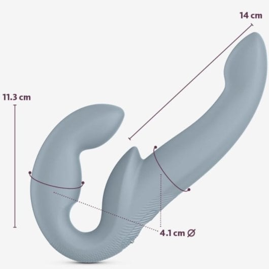 Fun Factory - Share Vibe Pro Vibrador Doble Gris