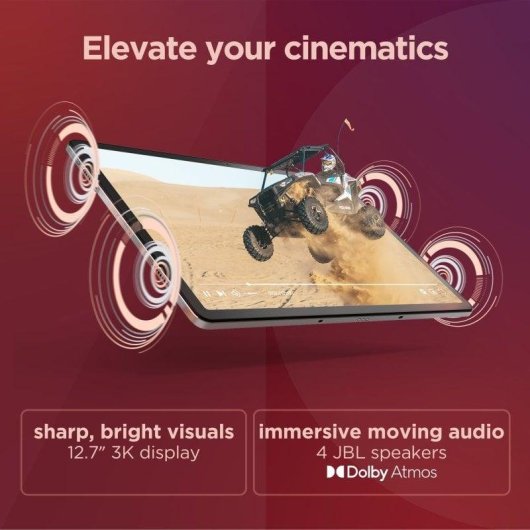 Tablet Lenovo Tab P12 WiFi 12,7" 8GB 256GB Gris Stylus Pen