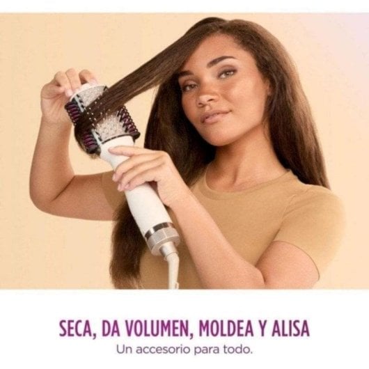 Escova Modeladora Shark SmoothStyle HT202EU 900W Cerâmica 3 Temperaturas Branco