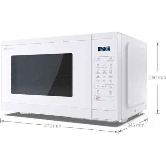 Forno a microonde Sharp YC-MG252AE-C con grill 25 L 900 W Bianco