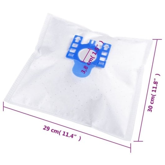 Vidaxl Bolsas De Aspiradora Para Miele Gnh 20 Unidades