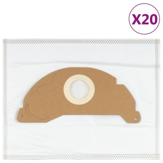 Vidaxl Bolsas De Aspiradora Para Karcher A2004 20 Unidades