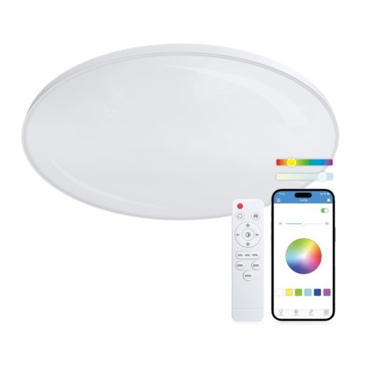 Ksix Halo Painel SmartLED RGB 47cm 6.500 Lúmenes 60W Branco