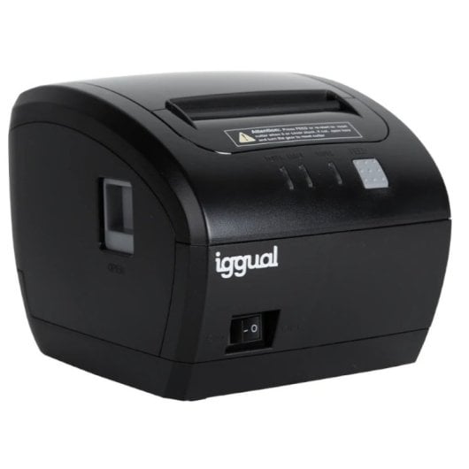 Iggual TP EASY 80 Impressora de Talões Térmica USB/RJ11 Preta