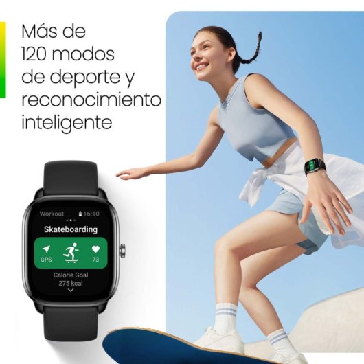 Amazfit GTS 4 Mini Smartwatch Blu Menta