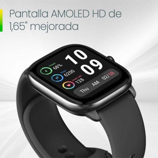 Amazfit GTS 4 Mini Bluetooth GPS 41,8mm AMOLED Bleu Taille Unique Étanche 5ATM SpO2 Cardio