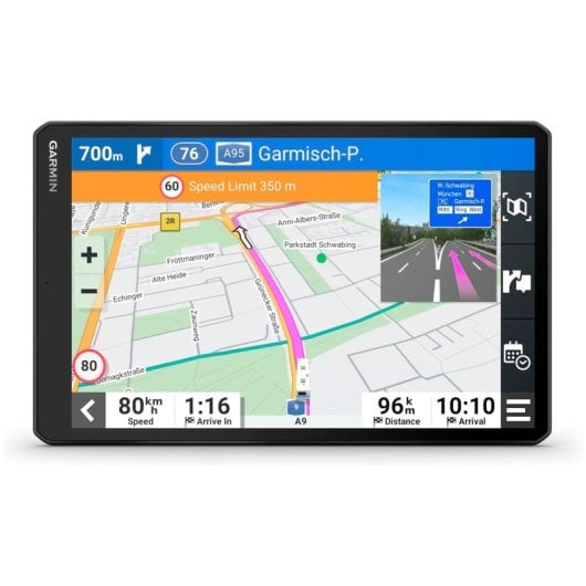 Navigateur GPS Garmin Camper 1095 10" pour camping-cars avec cartes européennes
