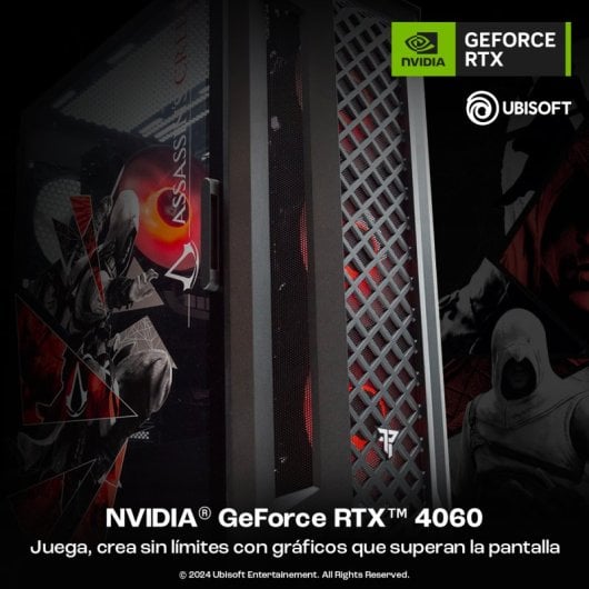 PcCom Ready Intel Core i5-12400F / 32GB RAM / 1TB SSD / RTX 4060 - Legacy