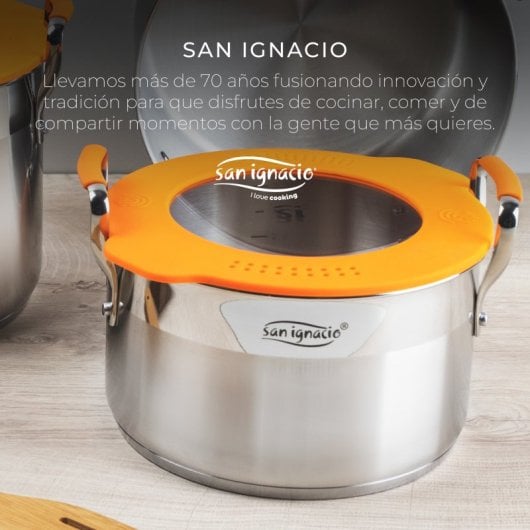 San Ignacio Compact Set 5 Cacerolas 16-20-24cm Aluminio Fundido Aptas para Inducción