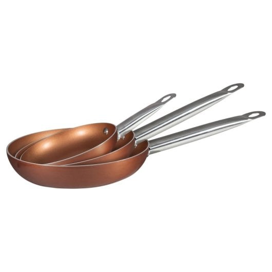 San Ignacio Profesional Chefset 3 Sartenes 20-24-28cm Aluminio Prensado Aptas para Inducción
