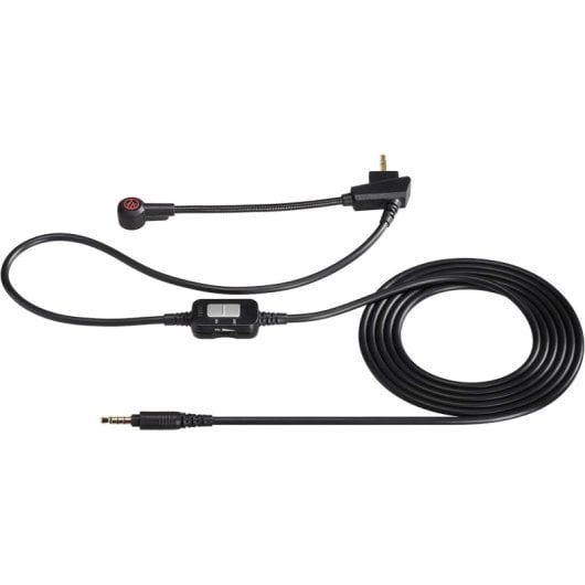 Audio-Technica ATH-PDG1A Auriculares Gaming con Micrófono Premium Negro/Rojo