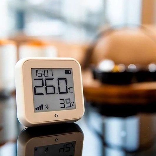 Temperatur- und Feuchtigkeitssensor Shelly H&T Gen3 Wi-Fi Bluetooth Langzeitdaten