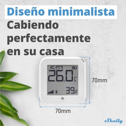 Shelly Detector Humidade e Temperatura Gen3 White