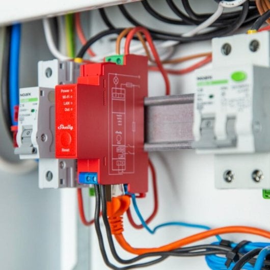 Relais Wi-Fi Shelly Pro 1PM Connectivité Wi-Fi LAN Ethernet Contrôle universel Suivi énergie DIN