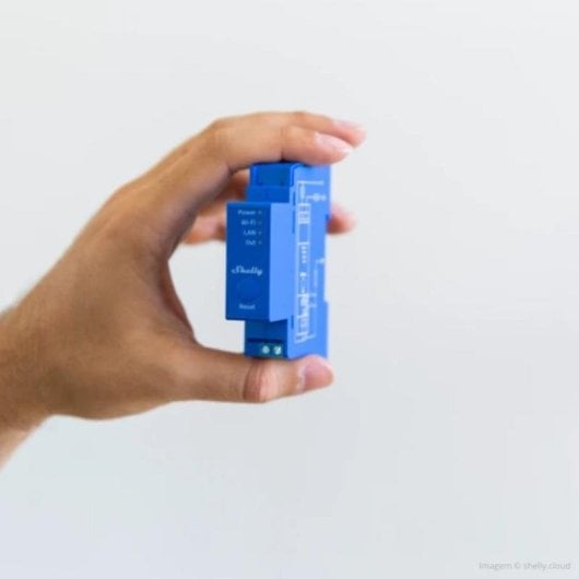 Relais Wi-Fi Shelly Pro 1 DIN Contrôle de l’éclairage et appareils, Wi-Fi Ethernet Bluetooth, Protection thermique