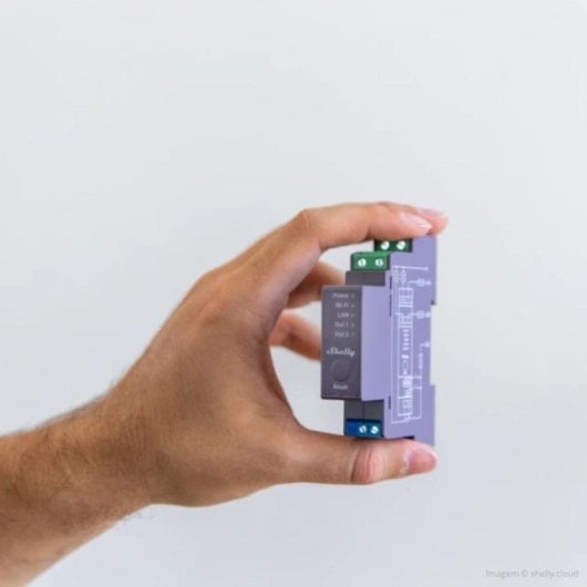 Relais Wi-Fi Shelly Pro 2 LAN Bluetooth DIN Contrôle de l’éclairage et équipements